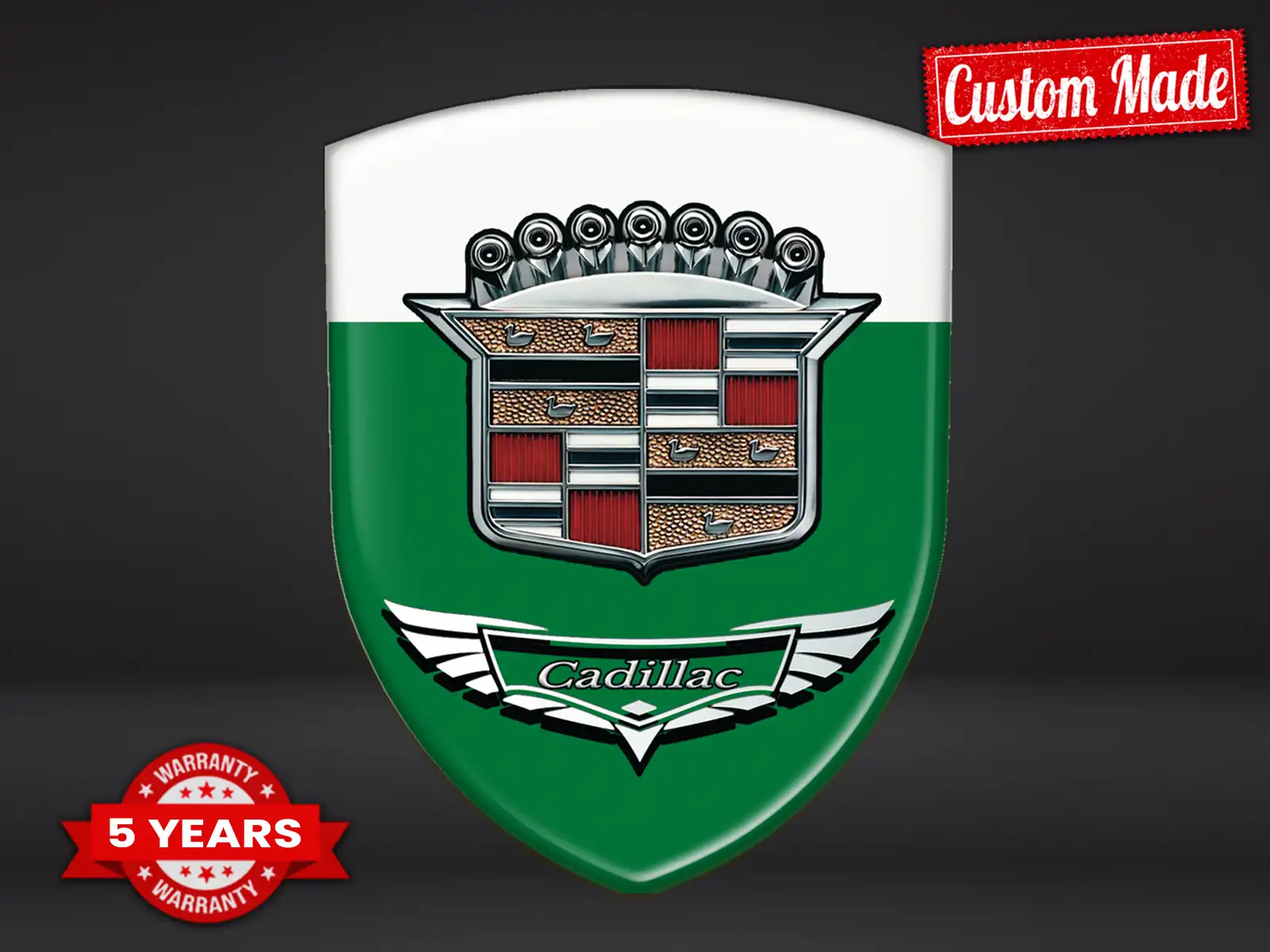 Cadillac Autosticker Premium Stern Exklusiv Design